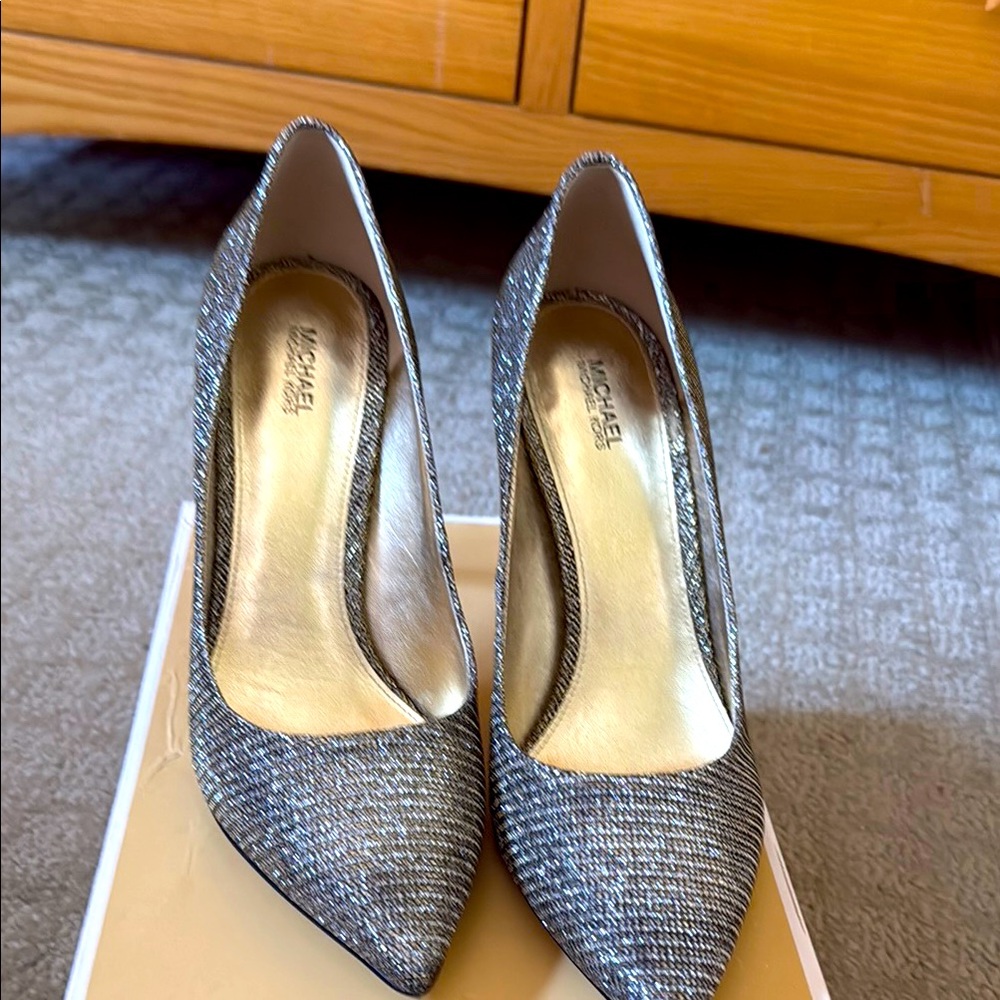 Michael Kors Silver and Gold Women's Heels